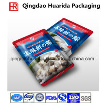 Plastic Frozen Sea Food Packaging Bag with Tear Notch